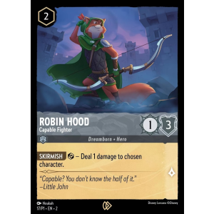 Promo Robin Hood - Capable Fighter 17/204 Disney Lorcana TCG Promo Set 1