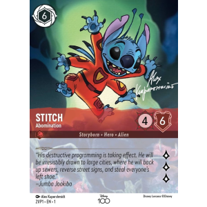 Promo Stitch - Abomination 21/204 Disney Lorcana TCG Promo Set 1