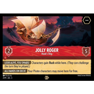 Promo Jolly Roger - Hook's Ship 27/204 Disney Lorcana TCG Promo Set 1