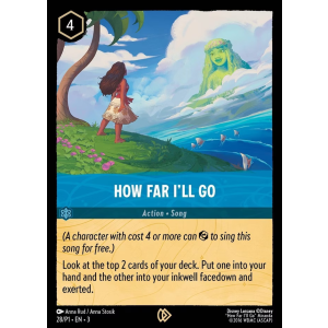 Promo How Far I'll Go 28/204 Disney Lorcana TCG Promo Set 1