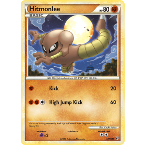 Hitmonlee 52/90 Pokemon TCG HeartGold & SoulSilver HSUndaunted