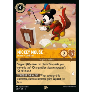 Promo Mickey Mouse - Leader of the Band 34/204 Disney Lorcana TCG Promo Set 1