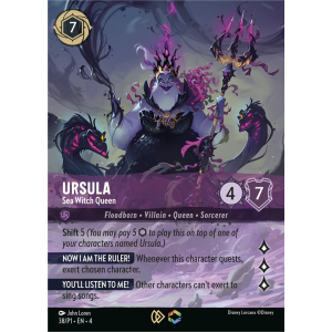 Promo Ursula - Sea Witch Queen 38/204 Disney Lorcana TCG Promo Set 1