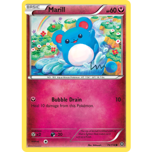 Marill 76/114 Pokemon TCG XY Steam Siege