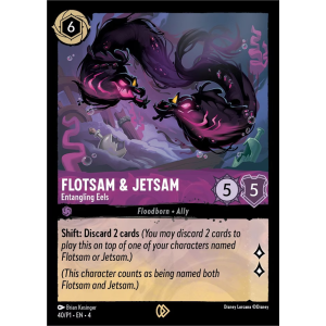 Promo Flotsam & Jetsam - Entangling Eels 40/204 Disney Lorcana TCG Promo Set 1