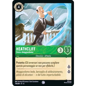 Heathcliff - Stoic Butler 78/204 Disney Lorcana TCG Azurite Sea