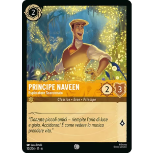 Principe Naveen - Carefree Explorer 10/204 Disney Lorcana TCG Azurite Sea