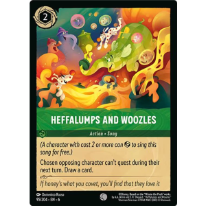 Heffalumps And Woozles 95/204 Disney Lorcana TCG Azurite Sea