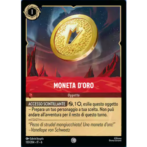 Gold Coin 133/204 Disney Lorcana TCG Azurite Sea