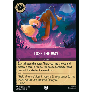 Lose The Way 63/204 Disney Lorcana TCG Azurite Sea