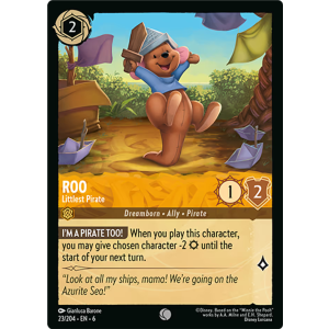 Roo - Littlest Pirate 23/204 Disney Lorcana TCG Azurite Sea