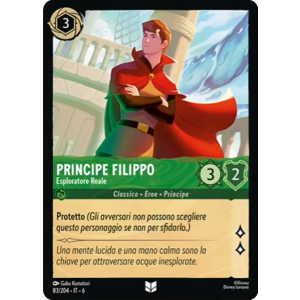 Prince Phillip - Royal Explorer 83/204 Disney Lorcana TCG Azurite Sea