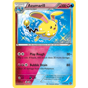 Azumarill 77/114 Pokemon TCG XY Steam Siege