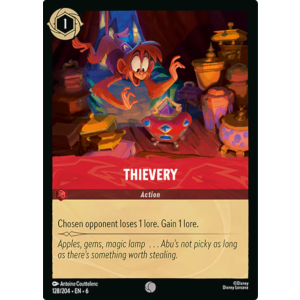 Thievery 128/204 Disney Lorcana TCG Azurite Sea