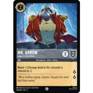 Mr. Arrow - Legacy's First Mate 182/204 Disney Lorcana TCG Azurite Sea