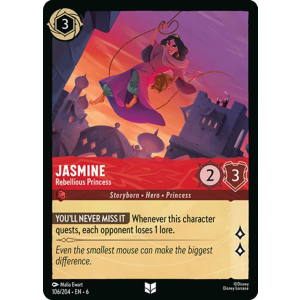 Jasmine - Rebellious Princess 106/204 Disney Lorcana TCG Azurite Sea