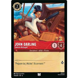 John Darling - Distinguished Swordsman 118/204 Disney Lorcana TCG Azurite Sea