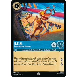 B.E.N. - Eccentric Robot 137/204 Disney Lorcana TCG Azurite Sea