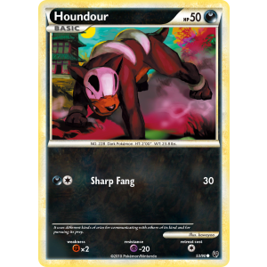 Houndour 53/90 Pokemon TCG HeartGold & SoulSilver HSUndaunted