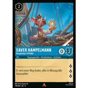 Hiram Flaversham - Curious Inventor 159/204 Disney Lorcana TCG Azurite Sea