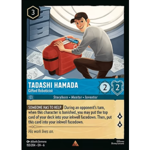 Tadashi Hamada - Gifted Roboticist 155/204 Disney Lorcana TCG Azurite Sea