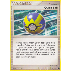 Quick Ball 86/100 Pokemon TCG Diamond & Pearl Majestic Dawn