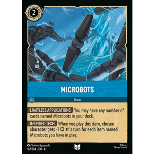 Microbots 167/204 Disney Lorcana TCG Azurite Sea