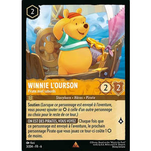 Winnie the Pooh - Honey Pirate Lookout 3/204 Disney Lorcana TCG Azurite Sea