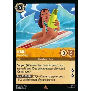 Nani - Caring Sister 19/204 Disney Lorcana TCG Azurite Sea