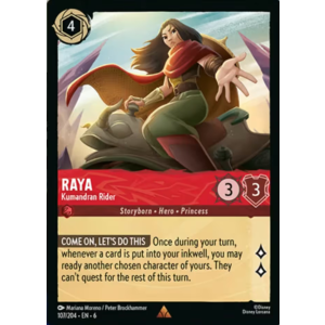 Raya - Kumandran Rider 107/204 Disney Lorcana TCG Azurite Sea