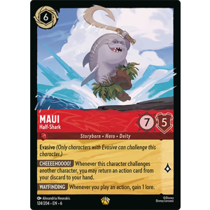 Legendary Maui - Half-Shark 124/204 Disney Lorcana TCG Azurite Sea