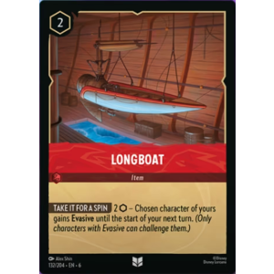 Longboat 132/204 Disney Lorcana TCG Azurite Sea