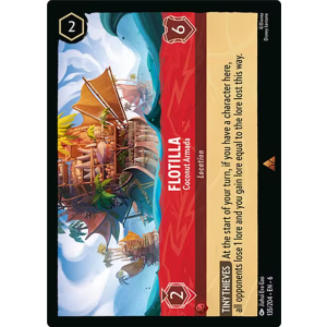 Flotilla - Coconut Armada 135/204 Disney Lorcana TCG Azurite Sea