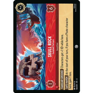 Skull Rock - Isolated Fortress 136/204 Disney Lorcana TCG Azurite Sea