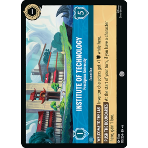 Institute of Technology - Prestigious University 170/204 Disney Lorcana TCG Azurite Sea