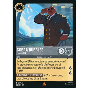 Cobra Bubbles - Former CIA 188/204 Disney Lorcana TCG Azurite Sea