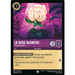 The White Rose - Gem of the Garden 40/204 Disney Lorcana TCG Azurite Sea