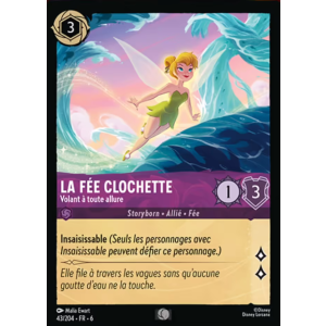 Tinker Bell - Flying at Full Speed 43/204 Disney Lorcana TCG Azurite Sea