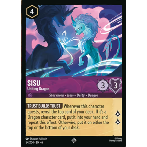 Super Rare Sisu - Uniting Dragon 54/204 Disney Lorcana TCG Azurite Sea