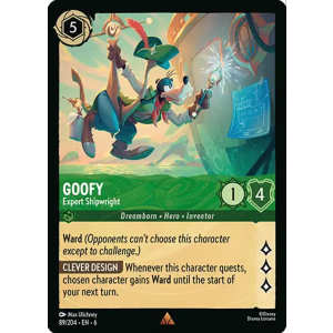 Goofy - Expert Shipwright 89/204 Disney Lorcana TCG Azurite Sea