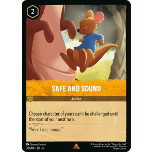 Safe And Sound 30/204 Disney Lorcana TCG Azurite Sea