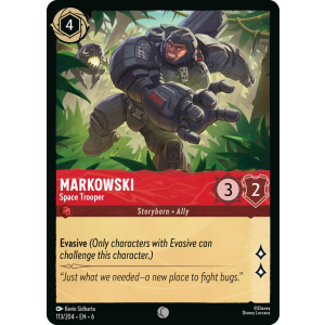 Markowski - Space Trooper 113/204 Disney Lorcana TCG Azurite Sea