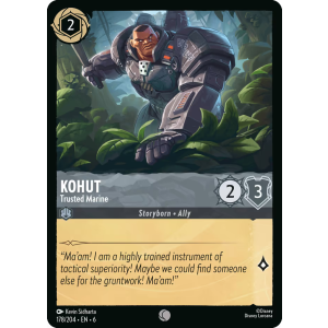 Kohut - Trusted Marine 178/204 Disney Lorcana TCG Azurite Sea