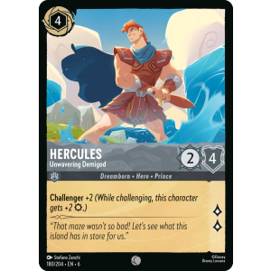 Hercules - Unwavering Demigod 180/204 Disney Lorcana TCG Azurite Sea