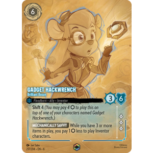 Enchanted Gadget Hackwrench - Brilliant Bosun 217/204 Disney Lorcana TCG Azurite Sea