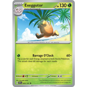 Exeggutor 3/191 Pokemon TCG Scarlet & Violet Surging Sparks