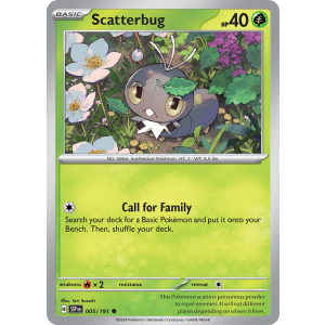 Scatterbug 5/191 Pokemon TCG Scarlet & Violet Surging Sparks