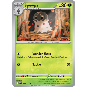 Spewpa 6/191 Pokemon TCG Scarlet & Violet Surging Sparks