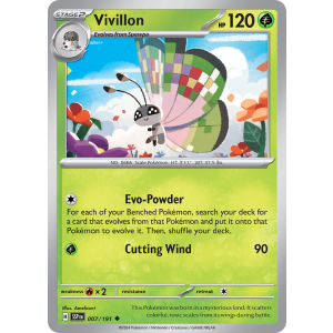 Vivillon 7/191 Pokemon TCG Scarlet & Violet Surging Sparks