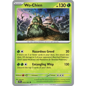 Wo-Chien 15/191 Pokemon TCG Scarlet & Violet Surging Sparks